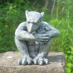 Gargoyle Gothic Decor Statue, Gargoyle Garden Guardian Sculpture, Medieval Gargoyle Mantel Office Bedroom Garden Decoration