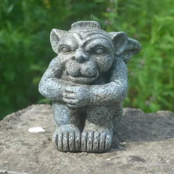 Gargoyle Gothic Decor Statue, Gargoyle Garden Guardian Sculpture, Medieval Gargoyle Mantel Office Bedroom Garden Decoration