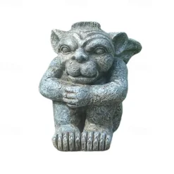 Gargoyle Gothic Decor Statue, Gargoyle Garden Guardian Sculpture, Medieval Gargoyle Mantel Office Bedroom Garden Decoration