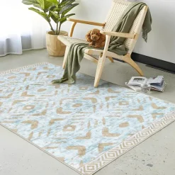 Geometric Abstract Runner Rug Kitchen Mat Non-Slip Oil Proof Rug Indoor Outdoor Mat Bedside Bedroom Decor Bathroom Mat Entrance Rug Door Mat