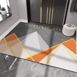 Geometric Doormat Floor Mats Washable Rugs Kitchen Mat Non-Slip Oil Proof Rug Indoor Outdoor Mat Bedroom Decor Bathroom Mat Entrance Rug