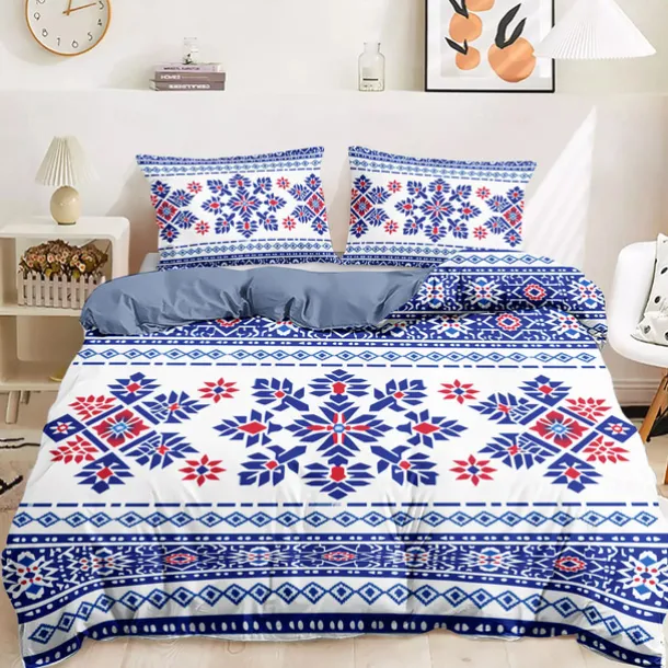Geometric Pattern Duvet Cover Set Set Soft 3-Piece Luxury Cotton Bedding Set Home Decor Gift Twin Full King Queen Size Duvet Cover