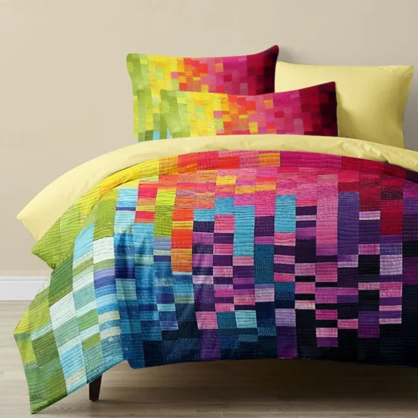 Geometric Pattern Duvet Cover Set Set Soft 3-Piece Luxury Cotton Bedding Set Home Decor Gift Twin Full King Queen Size Duvet Cover