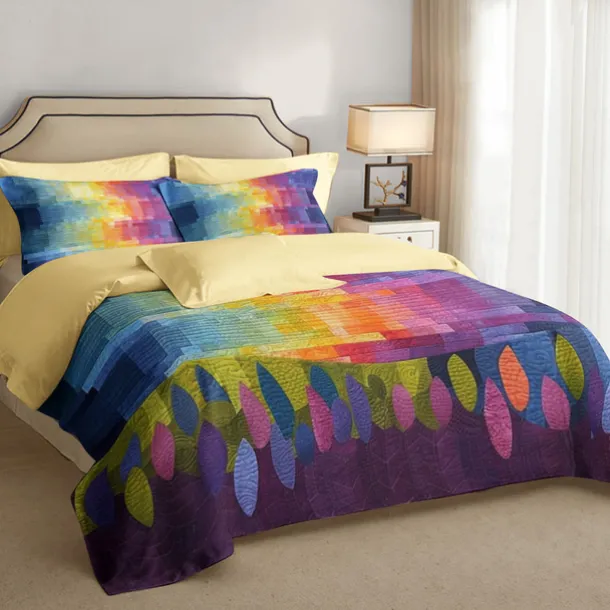 Geometric Pattern Duvet Cover Set Set Soft 3-Piece Luxury Cotton Bedding Set Home Decor Gift Twin Full King Queen Size Duvet Cover