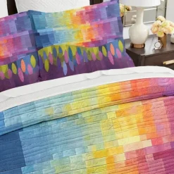 Geometric Pattern Duvet Cover Set Set Soft 3-Piece Luxury Cotton Bedding Set Home Decor Gift Twin Full King Queen Size Duvet Cover