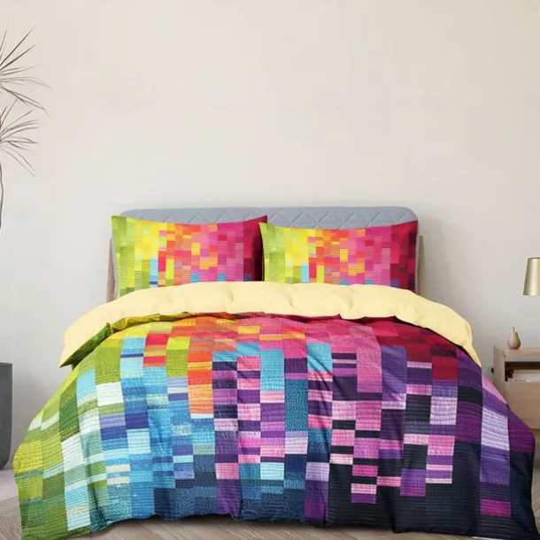 Geometric Pattern Duvet Cover Set Set Soft 3-Piece Luxury Cotton Bedding Set Home Decor Gift Twin Full King Queen Size Duvet Cover