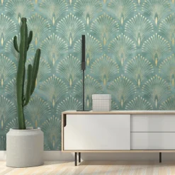 Geometric Wallpaper Home Decoration Comtemporary Vintage Wall Covering, PVC / Vinyl Material Self adhesive Wallpaper, Room Wallcovering