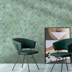 Geometric Wallpaper Home Decoration Comtemporary Vintage Wall Covering, PVC / Vinyl Material Self adhesive Wallpaper, Room Wallcovering