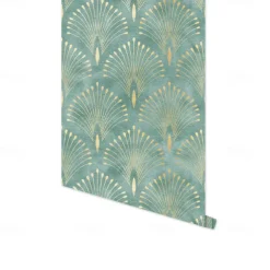 Geometric Wallpaper Home Decoration Comtemporary Vintage Wall Covering, PVC / Vinyl Material Self adhesive Wallpaper, Room Wallcovering