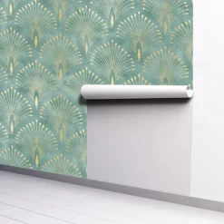 Geometric Wallpaper Home Decoration Comtemporary Vintage Wall Covering, PVC / Vinyl Material Self adhesive Wallpaper, Room Wallcovering