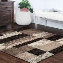 Geometric Woodland Runner Rug Kitchen Mat Non-Slip Oil Proof Rug Indoor Outdoor Mat Bedside Bedroom Decor Bathroom Mat Entrance Rug Door Mat