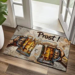 German Oktoberfest 2025 Vintage Doormat Kitchen Mat Floor Mat Non-Slip Area Rug Oil Proof Rug Indoor Outdoor Mat Bedroom Decor Bathroom Mat Entrance Rug