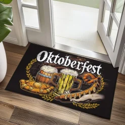 German Oktoberfest 2025 Vintage Doormat Kitchen Mat Floor Mat Non-Slip Area Rug Oil Proof Rug Indoor Outdoor Mat Bedroom Decor Bathroom Mat Entrance Rug