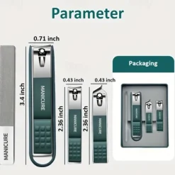 Germany Nail Clipper Set Special Nails Cut Nail Clippers Pedicure Tool With Box