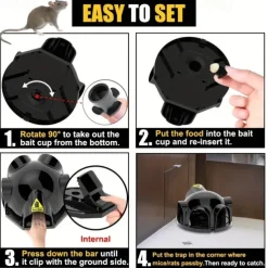 Get Rid of Pests Instantly With This Reusable Highly Sensitive Mousetrap