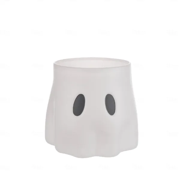 Ghost Bucket Decor Planter Halloween Cutest Ghost Decoration,Ghost Planter Ghost Vase, Ghost Candy Bowl Decor, Display Stand Decor for Indoor Outdoor Home Decor