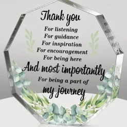 Gifts for Women (4*4Inch), Birthday Gifts Inspiration Religious Gifts Spiritual Gifts Catholic Gifts For Women Her Mom Friends Female Coworker Sister (Acrylic)