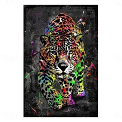 Giraffe Graffiti Wall Art Canvas Paintings on the Wall Art Posters and Prints Animals Modern Pictures For Kids Room Decor