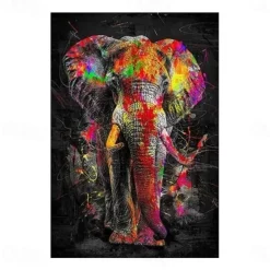 Giraffe Graffiti Wall Art Canvas Paintings on the Wall Art Posters and Prints Animals Modern Pictures For Kids Room Decor