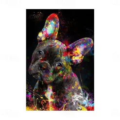 Giraffe Graffiti Wall Art Canvas Paintings on the Wall Art Posters and Prints Animals Modern Pictures For Kids Room Decor