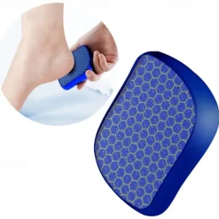 Glass Foot File Callus Remover - Foot Scrubber Heel Scraper for Dead Skin Removal, Foot Buffer Shower Pedicure Tool for Men, Women, Soft Feet Care