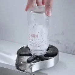 Glass Rinser For Kitchen Sink,Stainless Steel Cup Washer For Sink,Glass Washer for Sink,Cup Cleaner For Sink,Metal Washer,Kitchen Sink Accessories(Send 2 Kinds of Gaskets)