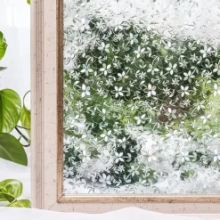 Glass Window Film Frosted Static Cling Translucent Glass Film Window Privacy Film Sticker Home Bathroom Decortion / Window Film / Window Sticker / Door Sticker Wall Stickers For Bedroom Living Room