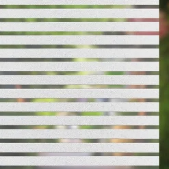 Glass Window Film Frosted Static Privacy Self Adhesive Film Anti-UV Opaque Decor Window Stickers for Bedroom Kitchen Office 100X45cm