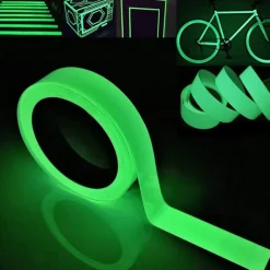 Glow In The Dark Self-adhesive Tape Light Safe Luminous Tape Sticker 1m X 3cm Waterproof Removable Durable Wearable Stable Safety