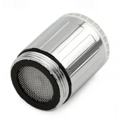 Glow LED Faucet Temperature Sensor Light RGB 3 Color Shower Kitchen Water Tap