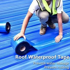 Golden Roof Waterproof Tape - Industrial-grade Leak-proof Sealing for Iron and Roof Surface - 1pc RV Roof Waterproof Membrane