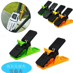Golf Cigar Clip Double-Layer Cigar Holder Accessory for Golfers, Convenient Cigar Accessory