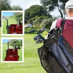 Golf Club Organiser Clips, 14 Piece Golf Club Clip Putter Clip for Golf Bag, Portable Golf Club Clip, Easy to Use Golf Bag Clip Organiser Ball Putter Accessories