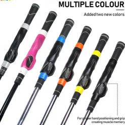 Golf Swing Training Aid - Grip Corrector for Hand Positioning, Indoor and Outdoor Putting Practice Equipment for Beginners