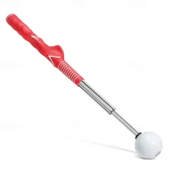Golf Swing Training Aid - Retractable Sound-Sensing Swing Stick for Correcting Your Golf Swing, Perfect for Indoor and Outdoor Practice, Ideal for Beginners and Professionals Alike
