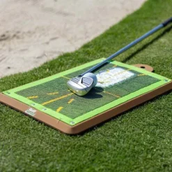 Golf Training Mat For Swing Detection Batting,Golf Swing Practice Mat Hit Ball Track Direction Track Mat Hit Mat Golf Training Mat