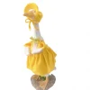 Goose Dress Up Holiday Party Home Decor Creative Fruit Pattern Series Porch Goose Set for Cement Goose Statue Outdoor Decor
