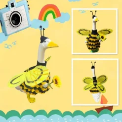 Goose Outfit Set Costume for Geese Birthday Party Garden Decor Goose Clothes Yard Statue Costume