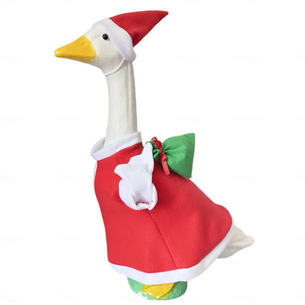 Goose Outfit Set Costume for Geese Birthday Party Garden Decor Goose Clothes Yard Statue Costume