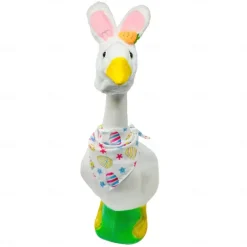 Goose Outfit Set Cute Goose Costume for Farmhouse Birthday Party Office Black and Yellow Figurine Showpiece