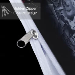 Gothic Cool Skull Floral Print 3-Piece Duvet Cover Set Bedding Set - Unique and Artistic Design - Includes Duvet Cover and Pillowcases - Soft and Durable Fabric - Perfect for Adding an Edgy Touch to Your Bedroom Decor