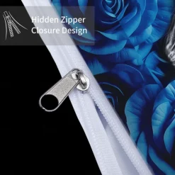 Gothic Cool Skull Floral Print 3-Piece Duvet Cover Set Bedding Set - Unique and Artistic Design - Includes Duvet Cover and Pillowcases - Soft and Durable Fabric - Perfect for Adding an Edgy Touch to Your Bedroom Decor