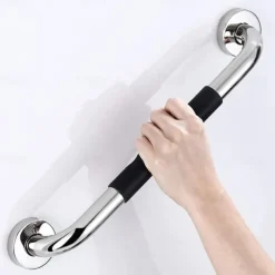 Grab Bars For Shower,304 Stainless Steel Handrail Bathroom Bathtub Elderly Disabled Toilet Toilet Safety Non-Slip Toilet Railing