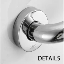 Grab Bars For Shower,304 Stainless Steel Handrail Bathroom Bathtub Elderly Disabled Toilet Toilet Safety Non-Slip Toilet Railing
