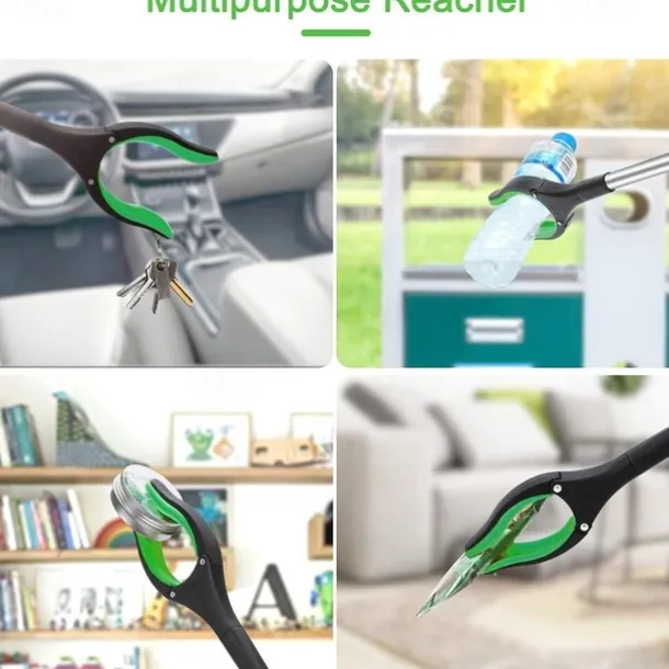 Grabber Reacher Tool for Elderly, 32" Foldable Picker Upper Grabber, Long Handy Mobility Aids, Reaching Tool for Trash Claw Pick Up Stick, Litter Picker, Arm Extension