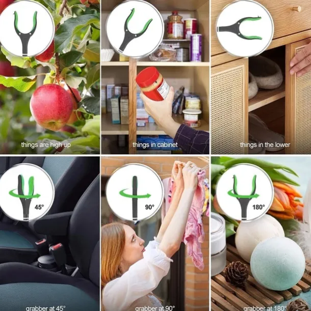 Grabber Reacher Tool for Elderly, 32" Foldable Picker Upper Grabber, Long Handy Mobility Aids, Reaching Tool for Trash Claw Pick Up Stick, Litter Picker, Arm Extension