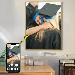 Graduation Custom Wall Art Canvas Classmate Prints and Poster - Personalized Portrait Poster Personalized Valentine Gift Custom Made