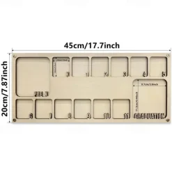 Graduation School Picture Frame, Pre-K to 12, Wooden Photo Frame for School Years (K-12), 14 Photo Slots, Ideal Graduation Gifts & Party Decor for Children and Classmates