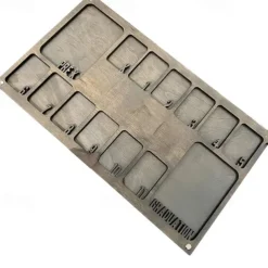 Graduation School Picture Frame, Pre-K to 12, Wooden Photo Frame for School Years (K-12), 14 Photo Slots, Ideal Graduation Gifts & Party Decor for Children and Classmates