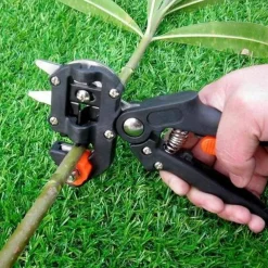 Grafting Pruner Garden Grafting Tool with Resist Film,Professional Branch Cutter Secateur Pruning Plant Shears Boxes Fruit Tree Grafting Scissor Chopper Vaccination Cut